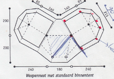 wespennest maten bt standaard